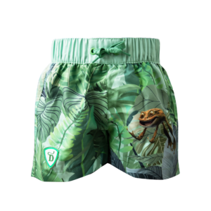 Badeshorts med jungelmønster